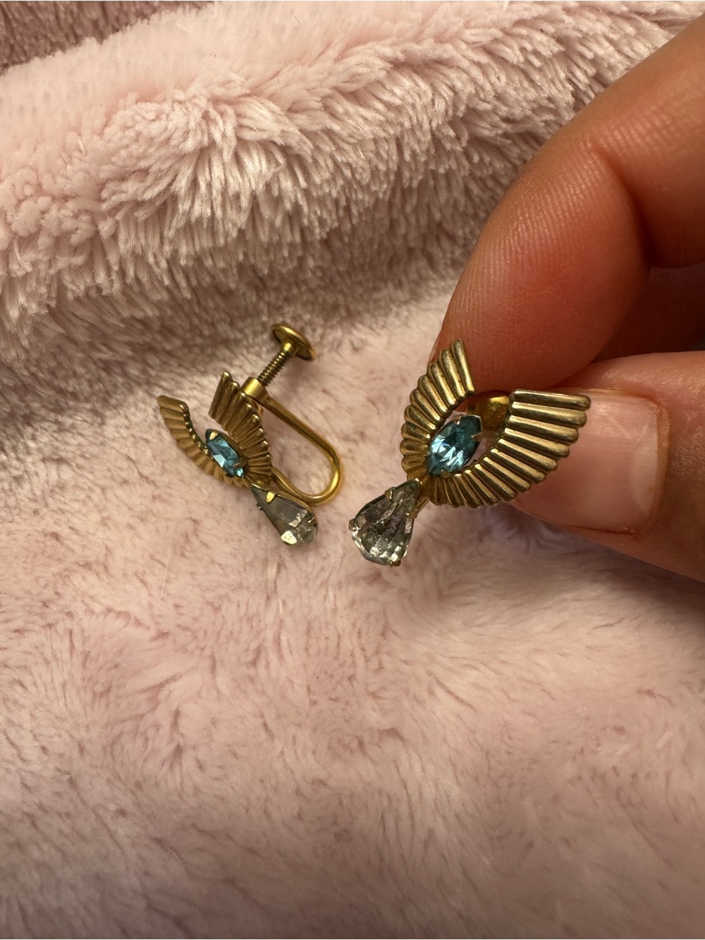 Vintage rare SIMMONS earrings